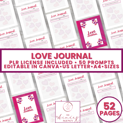 Love Journal - PLR License