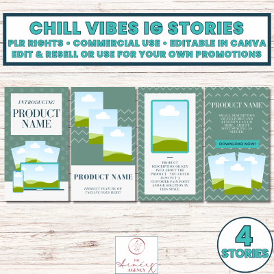 Chill Vibes IG Stories- PLR