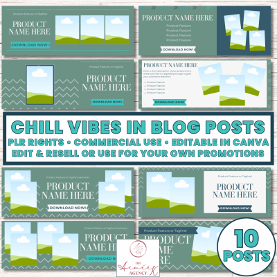 Chill Vibes In Blog Posts- PLR