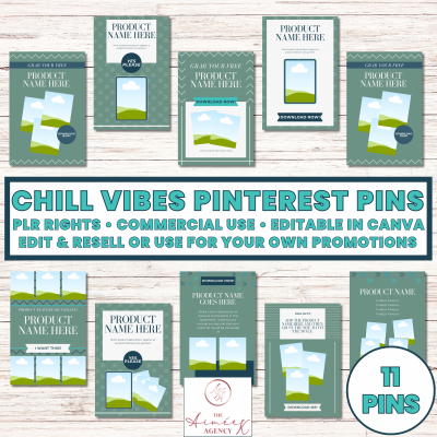 Chill Vibes Pinterest PINs- PLR