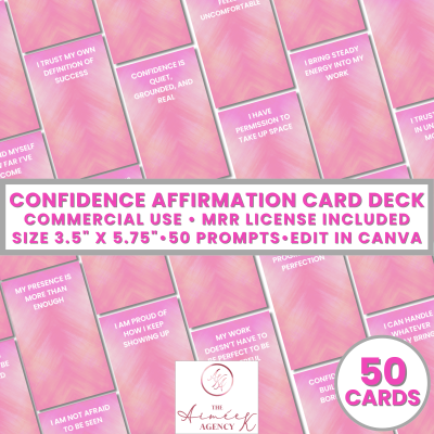 Confidence Affirmation Card Deck- MRR