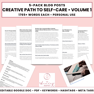 Creative Path to Self-Care Blog Post Pack V1- PU