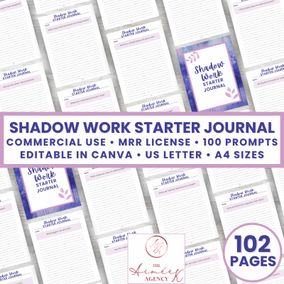 Shadow Work Starter Journal- MRR