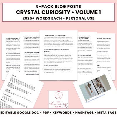 Crystal Curiosity Blog Post Pack V1- PU
