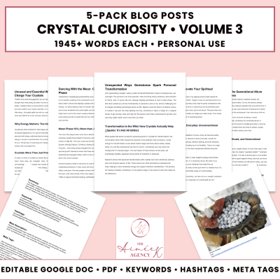 Crystal Curiosity Blog Post Pack V3- PU
