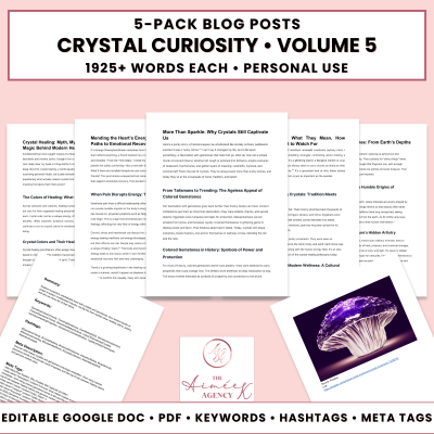 Crystal Curiosity Blog Post Pack V5- PU
