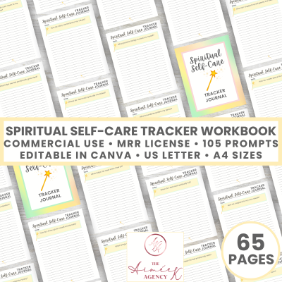 Spiritual Self-Care Tracker Workbook- MRR