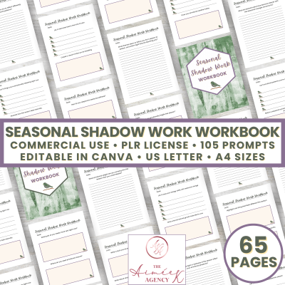 Seasonal Shadow Work Workbook- PLR