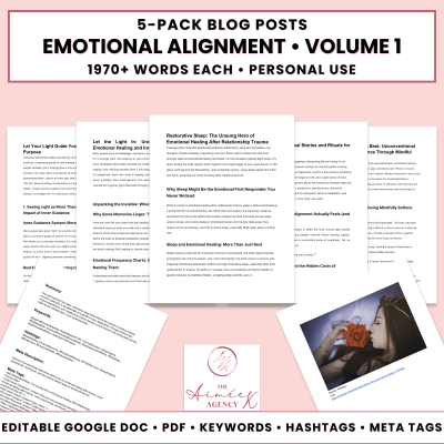 Emotional Alignment Blog Post Pack V1- PU