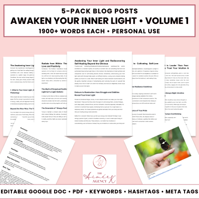 Awaken Your Inner Light Blog Post Pack V1- PU