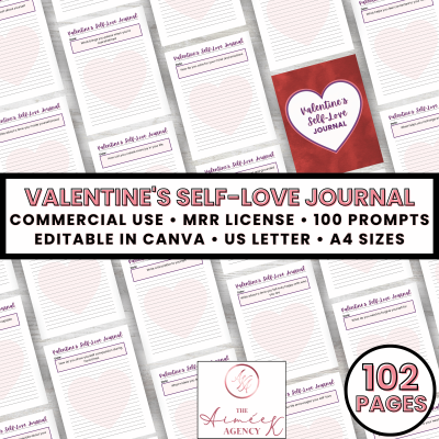 Valentine's Self-Love Journal- MRR