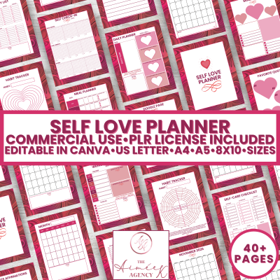 Self Love Planner- PLR
