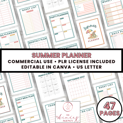 Summer Planner- PLR