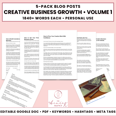 Creative Business Growth Blog Post Pack V1- PU