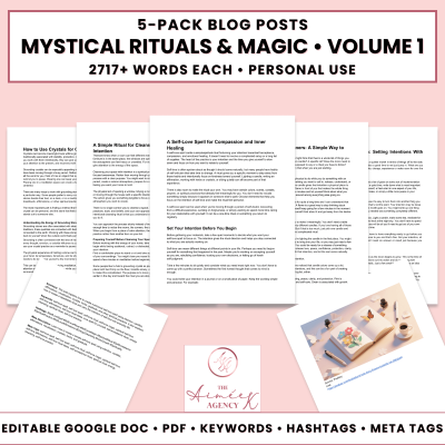 Mystical Rituals & Magic Blog Post Pack V1 - PU
