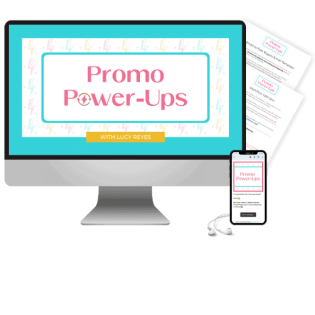 Promo Power Ups from Lucy Reyes at Cheers to Life Blogging