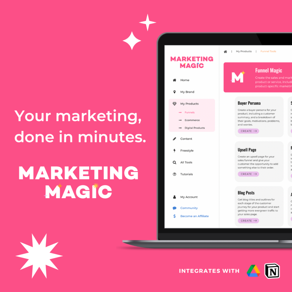 Marketing Magic App from Marketing with Menekse