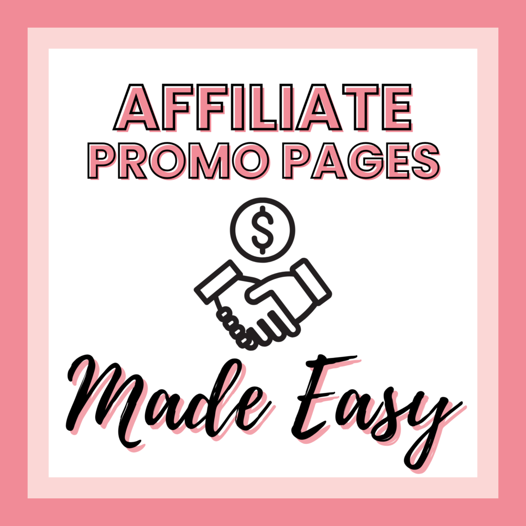 Affiliate Promo Pages Made Easy 30-minute training from The Aimee K Agency, only $9, will help you to set up your WordPress affiliate page sing the free Elementor plugin