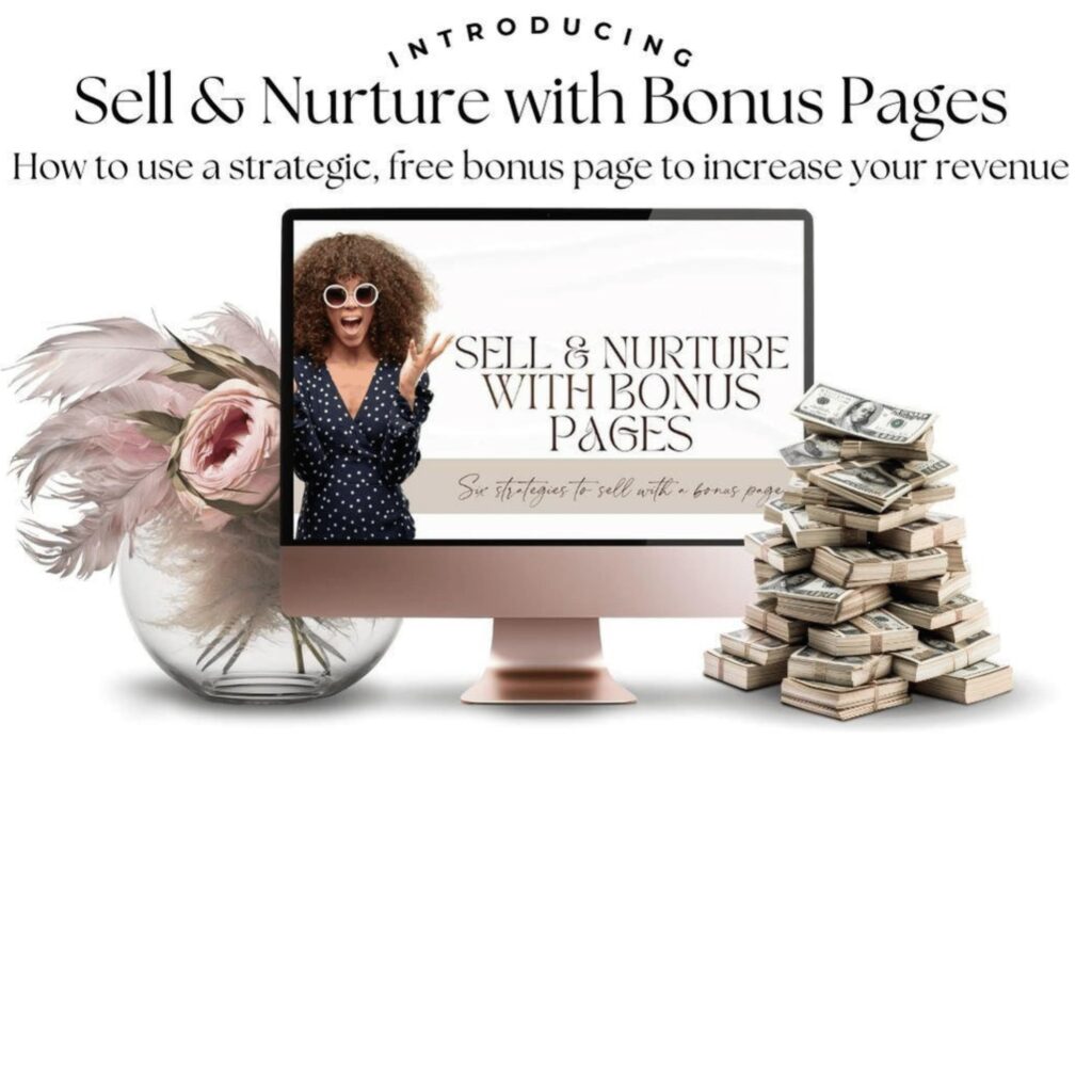 How to Sell and Nurture with Bonus Pages from Passive Income Journeys only $9