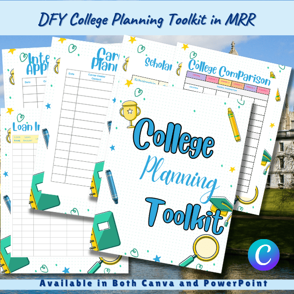 Ultimate college planning toolkit MRR from the unpopular mom, only $18.50 (reg $37) with coupon code college50, available until July 30th 2024