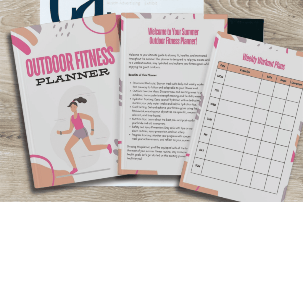 Outdoor Fitness Planner from Planning Addicts, only $13.50, regularly $27, use coupon code sweatyhot, available until July 31st 2024