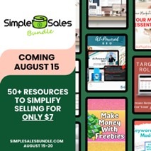 Simplify Sales in your business with the Simple Sales Bundle from the Black Collective, only $7 for 50+ resources, available from August 15th to 20th 2024, waitlist is open