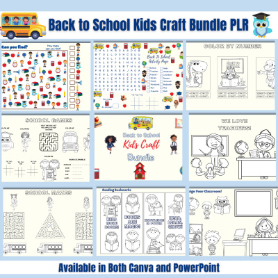 Back to School Kids Craft Bundle from the unpopular mom,only $13.50, regularly $27, use coupon code bts50save, available until July 28th 2024