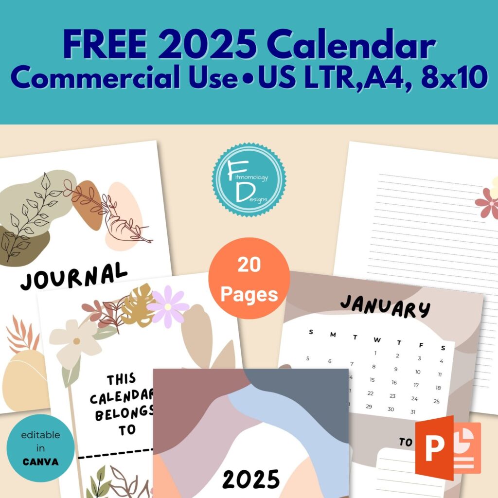 Desiree from Fitmomology has a brand-new freebie in her store. The 2025 Boho Calendar is a Done-For-You 2025 calendar that comes with full commercial rights.