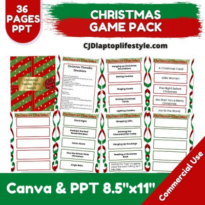 Christmas Games Pack from CJD Laptop Lifestyle, only $13, regular $27