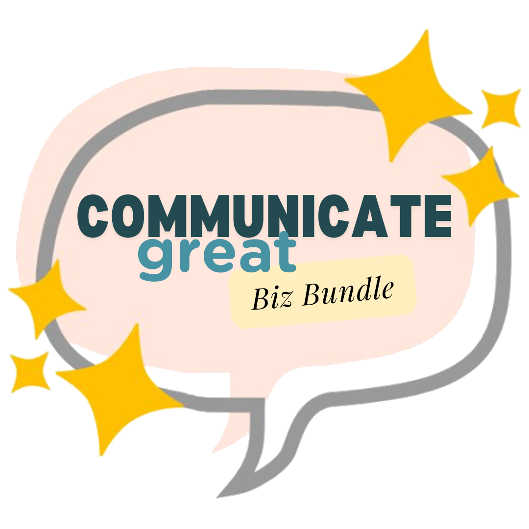 Communicate Great Biz Bundle from Suzanne Brick Consulting, live from November 4th to 10th 2024