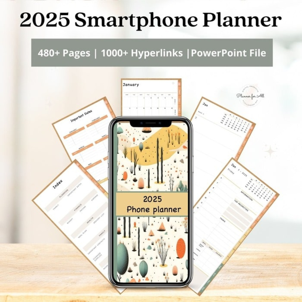 2025 Smartphone Planner from Planner for All, only $20 (reg $47), available until November 22nd 2024