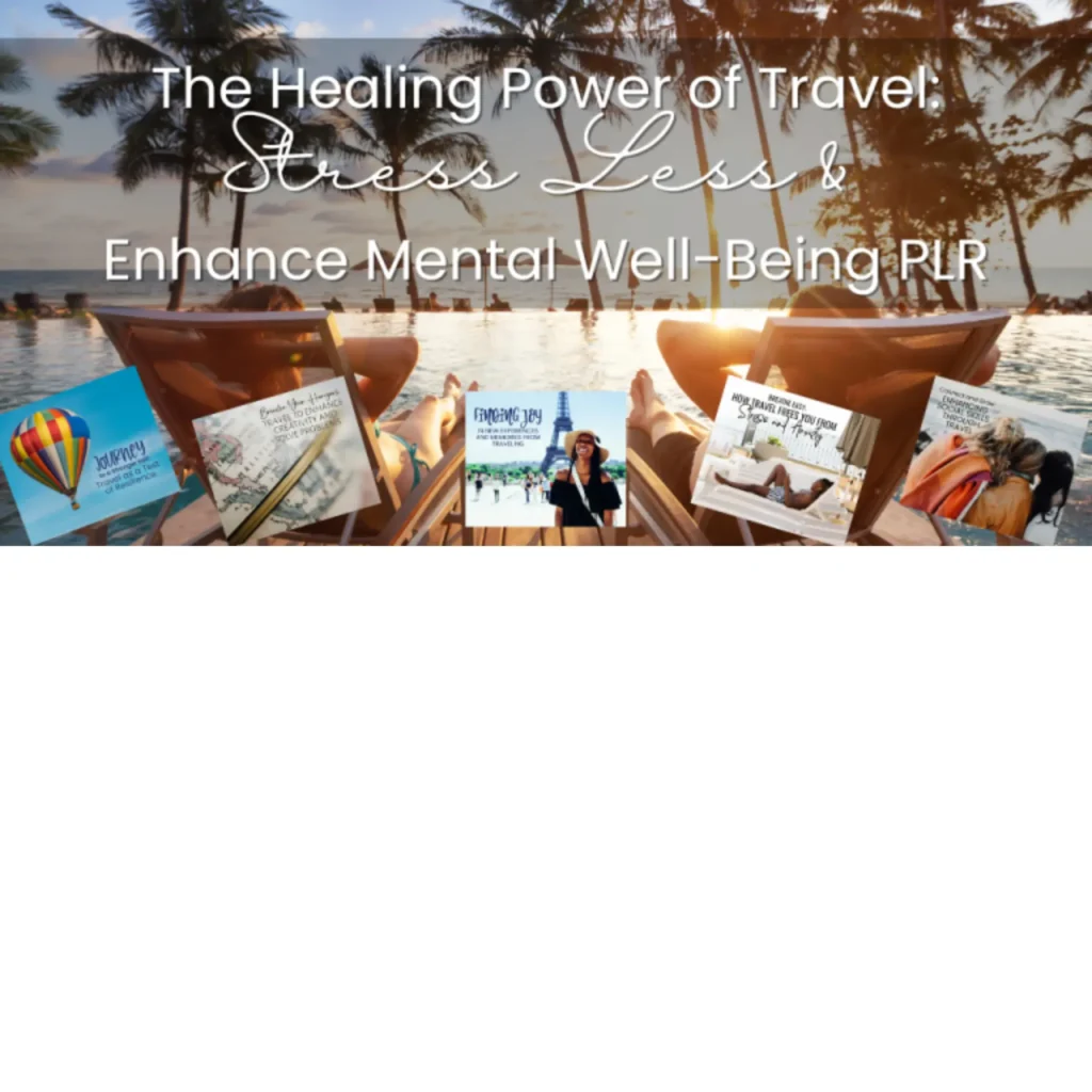 Piggy Makes Bank's Healing Power of Travel PLR Bundle. Only $17, regular $27, use coupon code TRAVELLOVE until December 20th 2024!