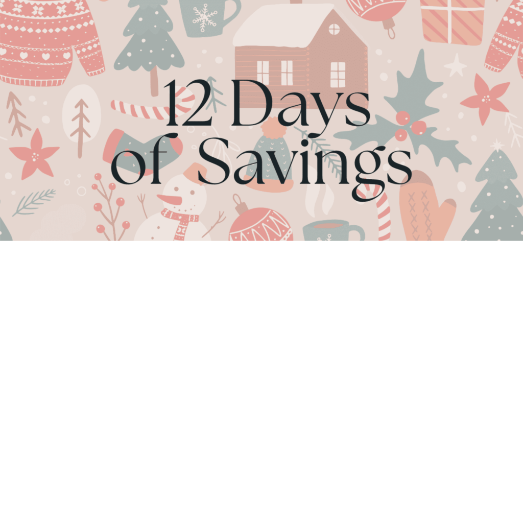 12 Days of Christmas Deals from the unpopular mom