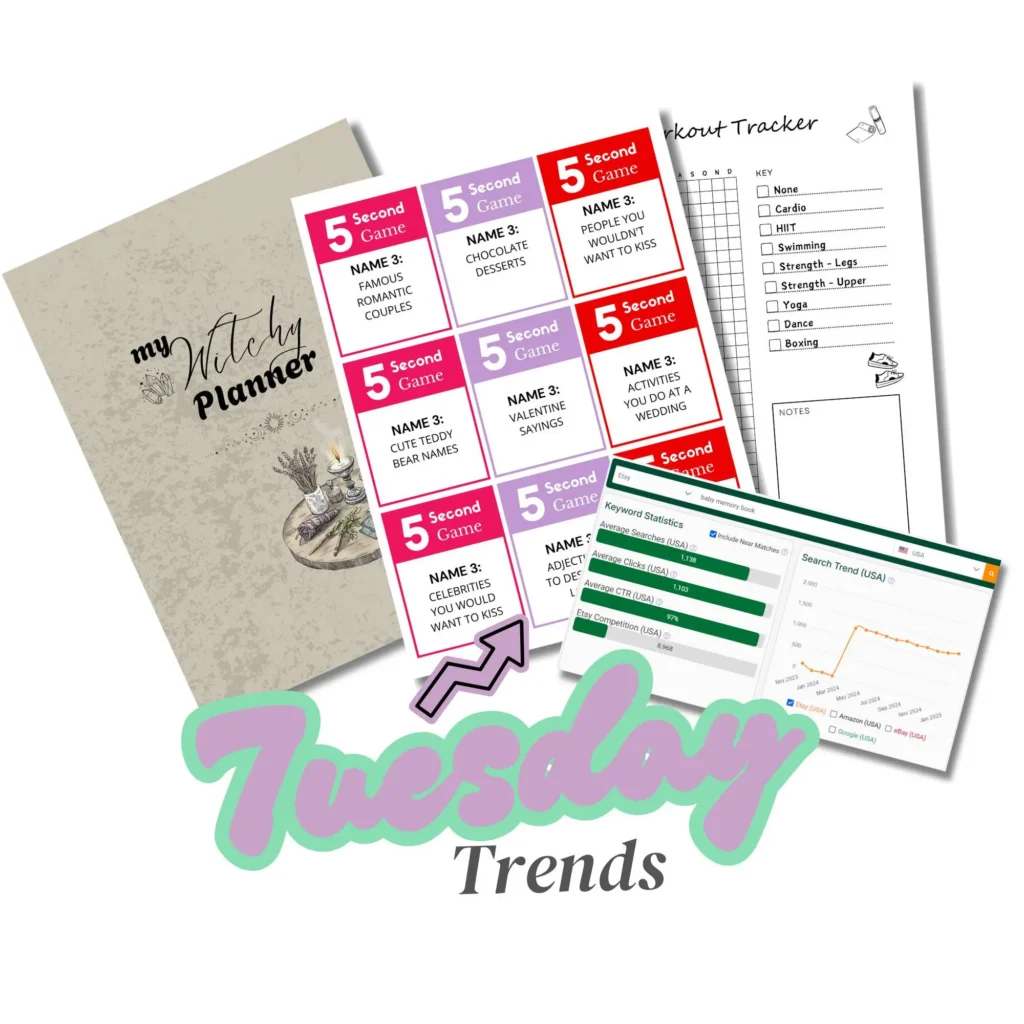 Tuesday Trends Premium from Snazzy Designs, $9/mo or $90/year plus early bird bonuses until February 28th 2025