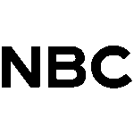 Black letters "NBC" in a bold, sans-serif font on a plain, light gray background.