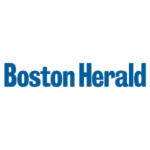 Boston Herald logo with blue text on a white background.