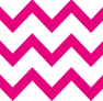 A pattern of bold, pink zigzag lines in a chevron design on a white background.