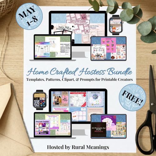 Home Crafted Hostess Bundle from Rural Meanings available from May 1st to 8th, 2026