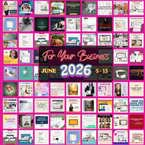 For Your Business Bundle from Cat Griffin, 70+ products available for FREE from June 5th to 15th 2026